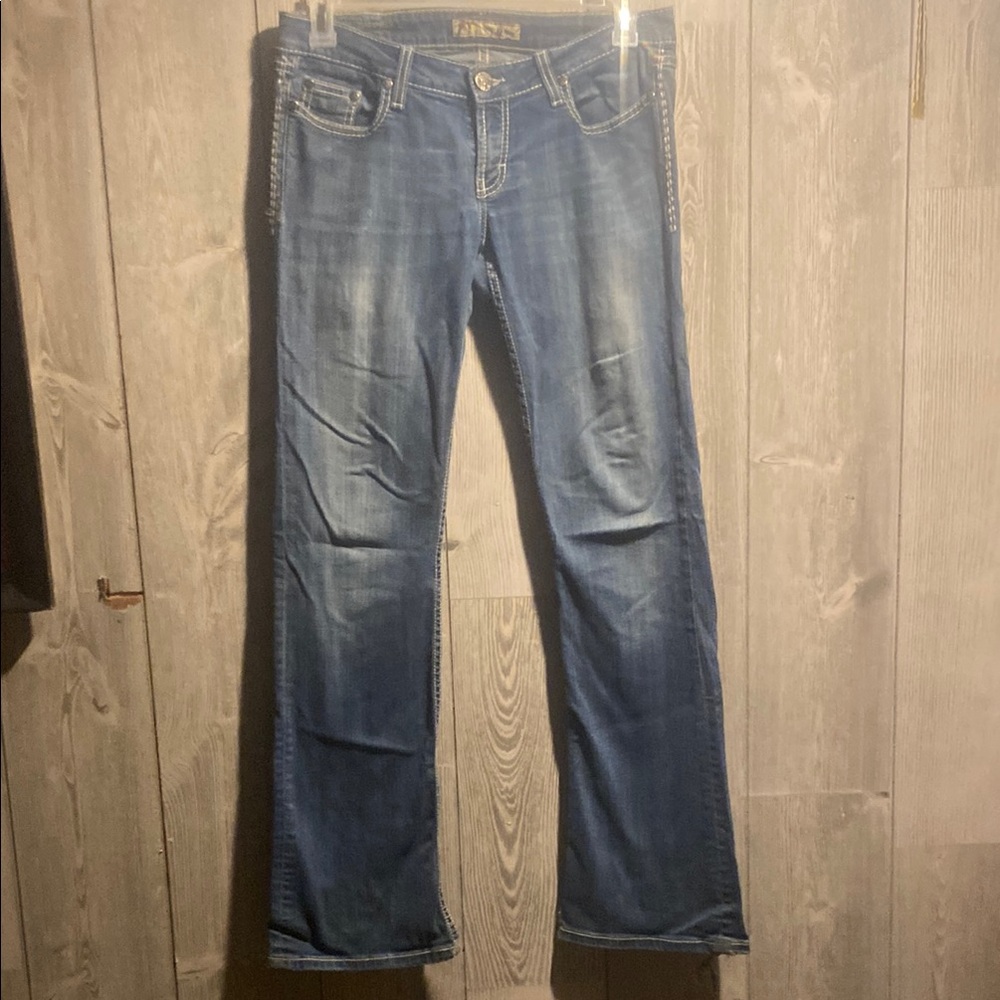 BKE Blue Boot Cut Jeans Classic Style